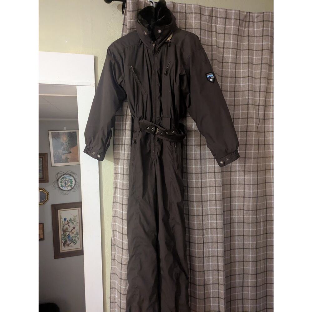 Obermeyer Brown Ski Suit/Snowsuit (vintage, great condition)